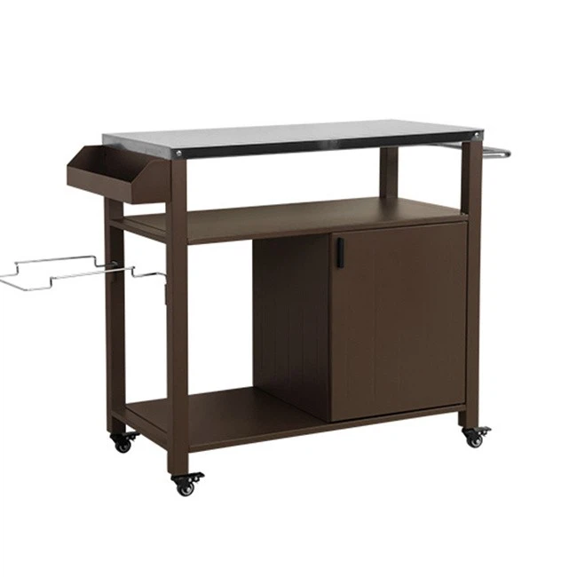 Outdoor Grill Cart with Storage