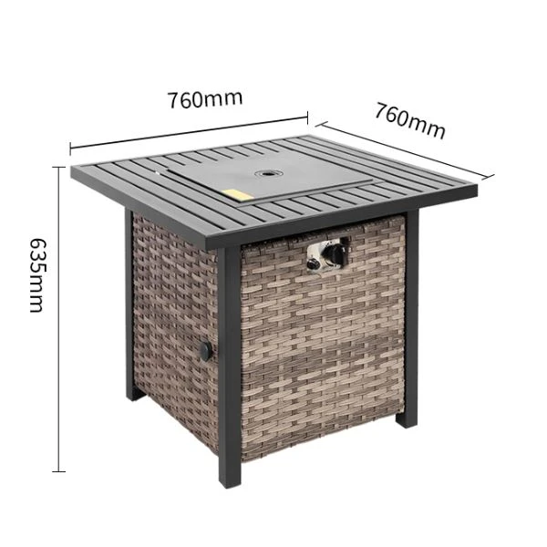30 Inch Wicker Gas Fire Pit price