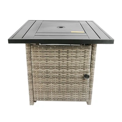 Can I use a modern square gas fire pit in a coastal area?